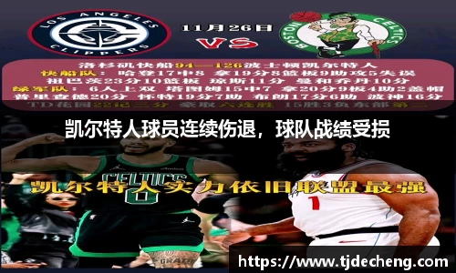 凯尔特人球员连续伤退，球队战绩受损