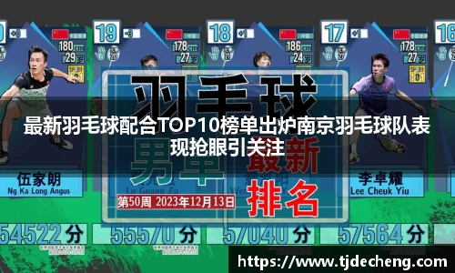 最新羽毛球配合TOP10榜单出炉南京羽毛球队表现抢眼引关注