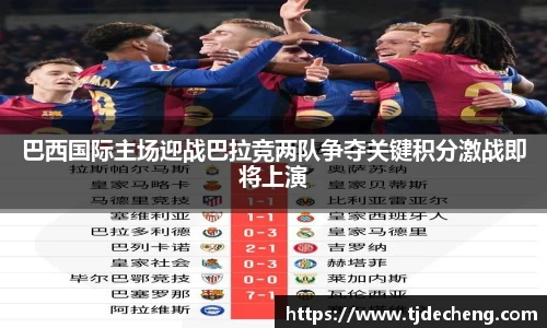 巴西国际主场迎战巴拉竞两队争夺关键积分激战即将上演