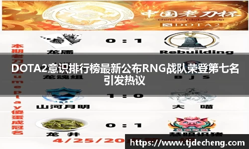 DOTA2意识排行榜最新公布RNG战队荣登第七名引发热议